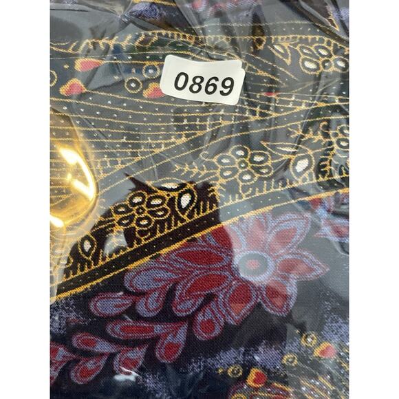 Aravay Boho Wide Leg Pants Size Medium Celestial Hippie Festival Flare Peasant - Picture 9 of 9